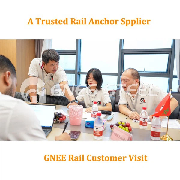 rubber pads for railway tracks customer visit