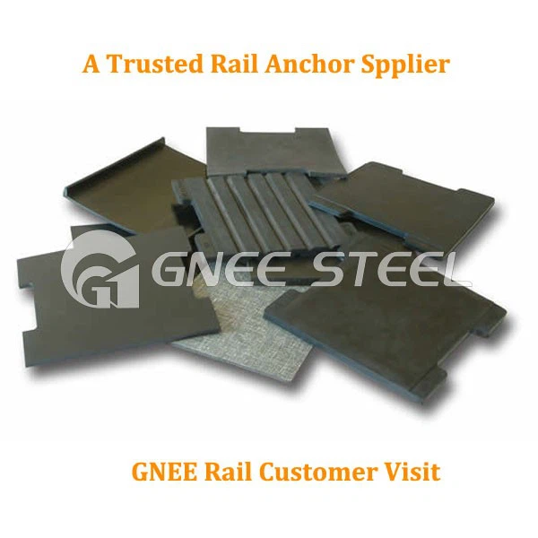 Grooved Rubber Rail Pad