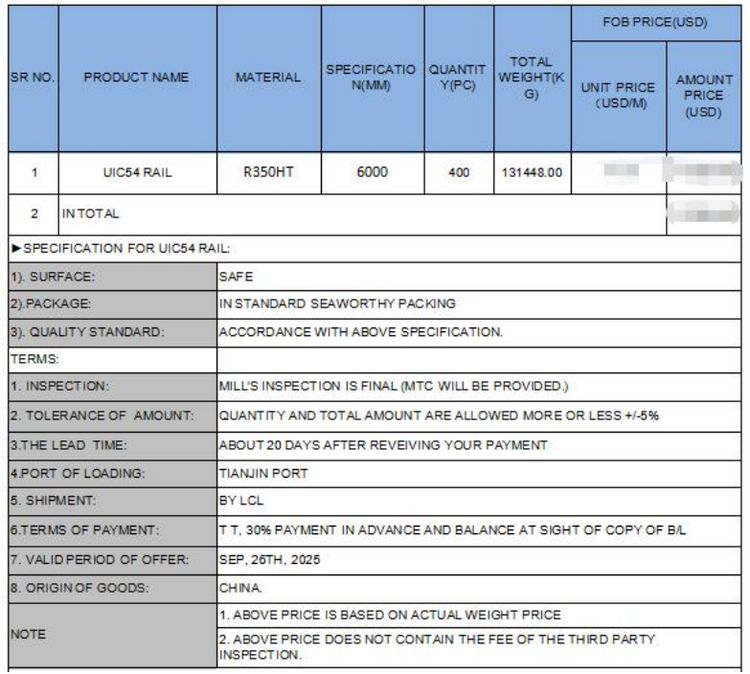 proforma invoice proforma invoice